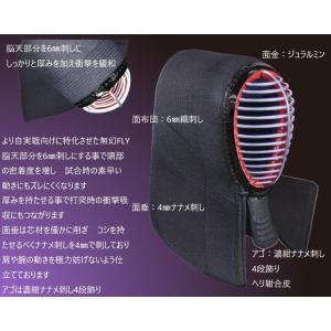 剣道防具 無幻FLY 実戦織刺 布団ナナメ刺の詳細画像2
