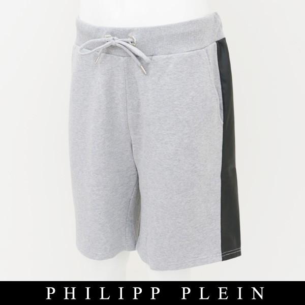 PHILIPP PLEIN(フィリッププレイン) ショートパンツ グレー S17C MJT0017 ...