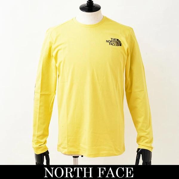 THE NORTH FACE(ザ・ノースフェイス)メンズウェアロングTシャツ長袖ＴシャツイエローNF...