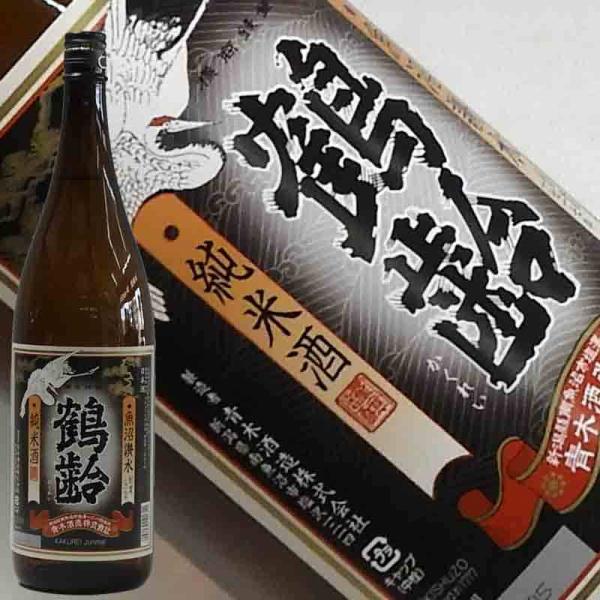 日本酒 鶴齢 純米酒 1800ml かくれい 青木酒造 新潟県