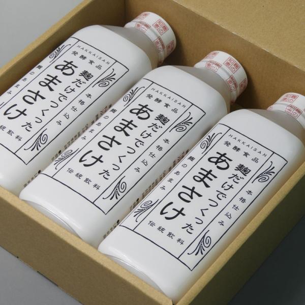 八海山 あまさけ 甘酒 麹だけでつくった あま酒 825g 3本セット