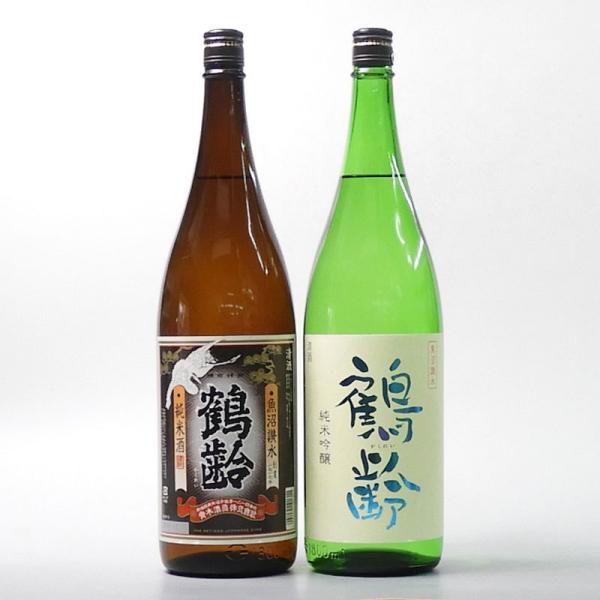 日本酒 鶴齢 純米・純米吟醸 1800ml×2本 青木酒造 新潟県