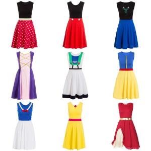 大人用 プリンセス なりきり ノースリーブ ワンピース