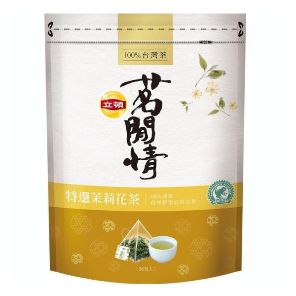 台湾リプトン 茗間情 茉莉花茶 (三角ティーバッグ-36入/包) ジャスミン茶