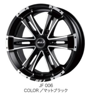 24959★送料無料★B.S.J JF006【8.5J×20 ＋25 139.7/6H】マットブラック【在庫あり】新品4本【ランクルプラド、FJクルーザー】｜taiya-rinato