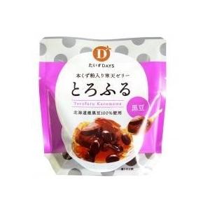 本葛入り豆寒天ゼリー　とろふるくろまめ110g   ※12個セット※夏季商品