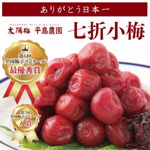 七折小梅200g「第6回梅干コンクール最優秀賞受賞（第１位）」 昔ながらのすっぱ〜いしょっぱ〜い梅干 無添加｜taiyobai