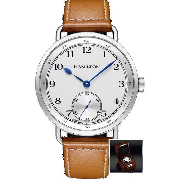 HAMILTON ハミルトン 腕時計 カーキKHAKI ネイビーパイオニア手巻き 限定品 H7871...