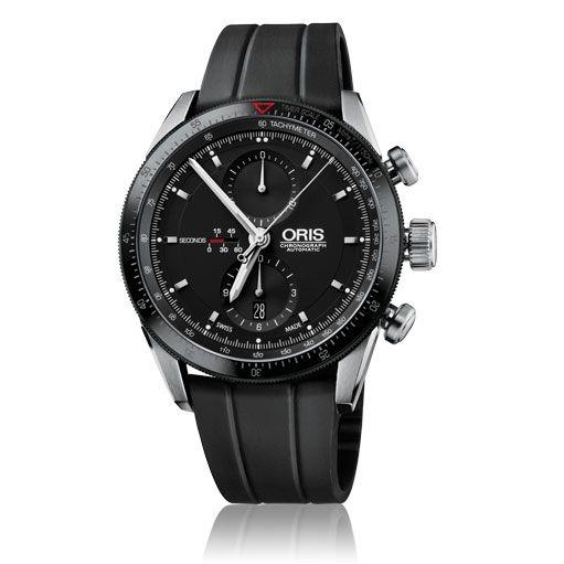 オリス ORIS 腕時計 アーティックスGTクロノ BK/BK ラバー 67476614434R メ...