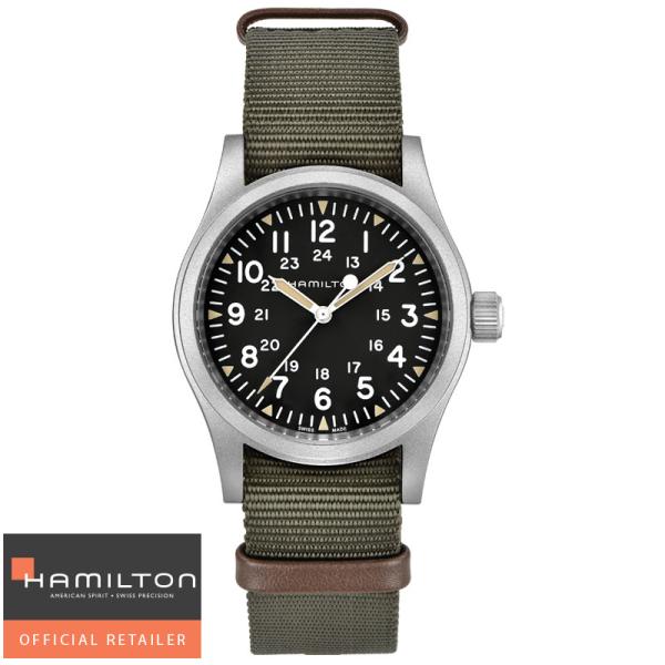HAMILTON ハミルトン 腕時計 カーキ フィールドメカ 38mm NATOストラップ H694...
