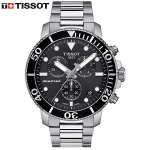 TISSOT ティソ 腕時計 SEASTAR シースター 1000 クロノグラフ T1204171105100 メンズ 国内正規品｜taiyodo