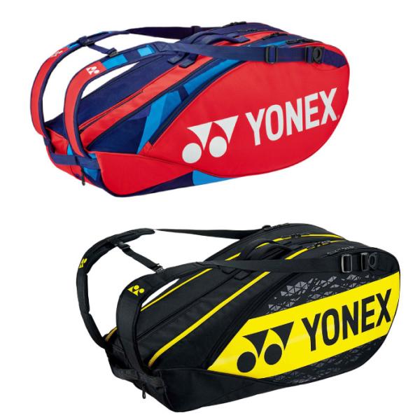 YONEX ラケットバッグ６ 鞄 アクセサリー スカーレット ライトニングイエロー BAG2202R...