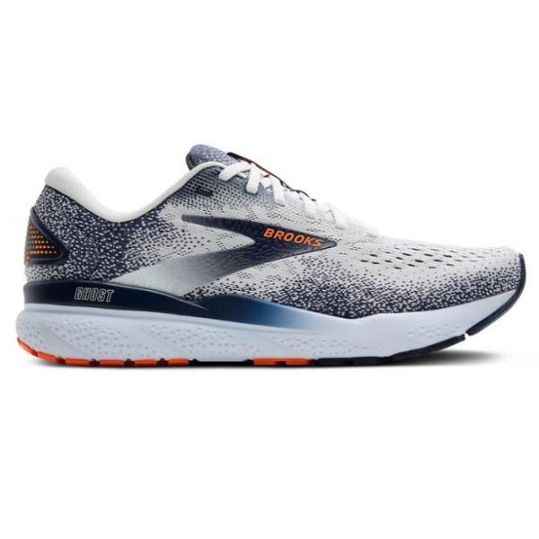 BROOKS ブルックス ランニングシューズ ゴースト16 ホワイト／オレンジ ジョギング マラソン...