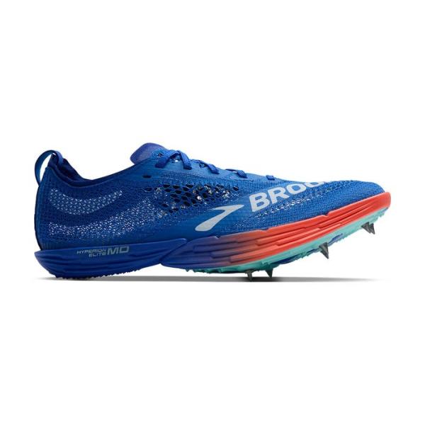 BROOKS ブルックス 中距離 陸上スパイク ハイペリオンエリートMD ブルー メンズ ミドルディ...