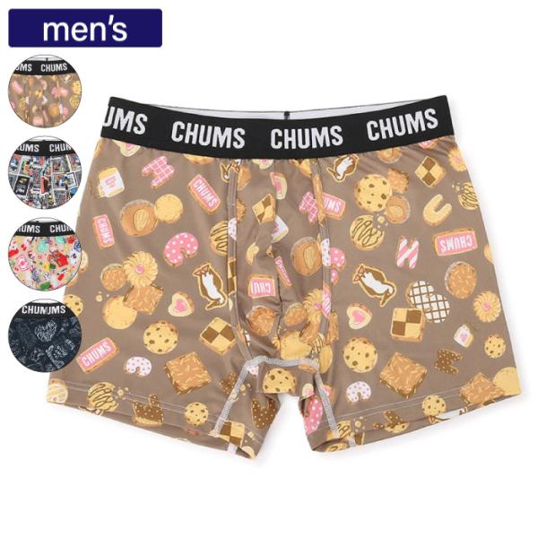 CHUMS チャムス チャムスパターンボクサーズ メンズ ボクサーパンツ アンダーウェア 速乾性 抗...