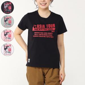CHUMS チャムス Womens Asia Tour T-Shirt ウィメンズ アジアツアーTシャツ アウトドア レディース 4カラー CH01-2365｜taiyosp-trip