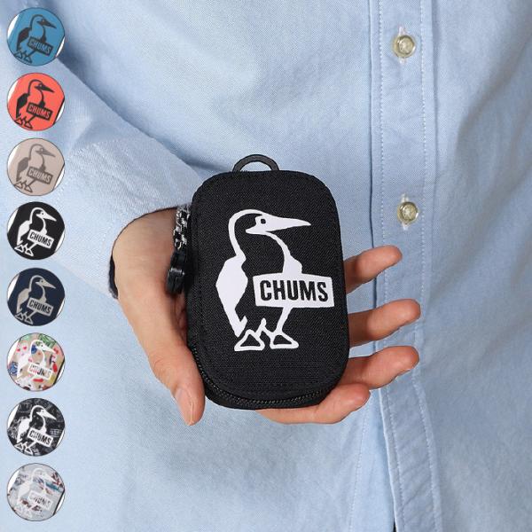 CHUMS チャムス リサイクルオーバルキージップケース キーケース キーコイン 軽量 耐久性 収納...