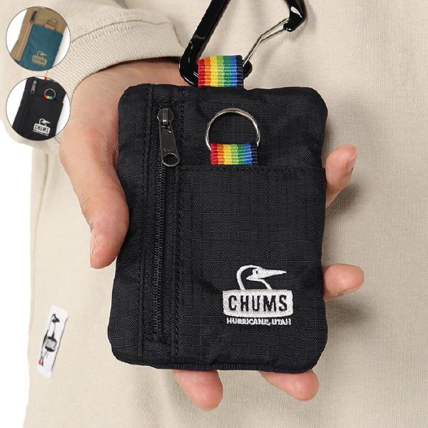 CHUMS チャムス スプリングデールキーコインケース 小銭入れ 耐久性 カラビナ付 アウトドア 普...