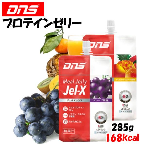 DNS ディーエヌエス Jel-X ジェルエックス グレープ風味 トロピカルフルーツ風味 285g ...