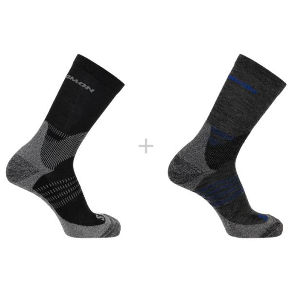 SALOMON サロモン スポーツソックス エックス ウルトラ アクセス クルー 2パック メンズ ...