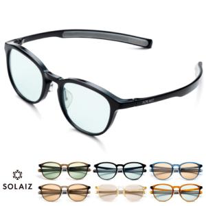 ソライズ サングラス SLD-002 SAK/GY 50 SOLAIZ OUTDOOR : メガネ
