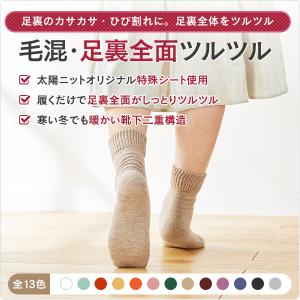 足裏全面ツルツルソックス かかとだけじゃなく足裏...の商品画像