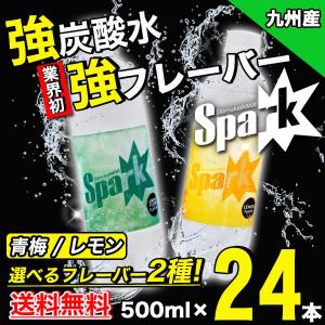 炭酸水 500ml 24本 強炭酸水 SPARK スパーク ...