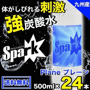 炭酸水 500ml 24本 強炭酸水 SPARK スパーク ...