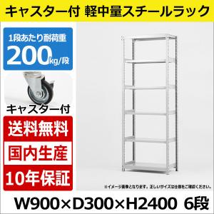 スチールラック スチール棚 業務用 収納 キャスター付き 軽中量棚 幅90 