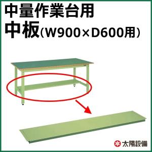 業務用 サカエ 作業台 中量専用 中板 W900×D600用 グリーン SK-CKK-9060KTN【個人宅配送不可】｜taiyousetubi