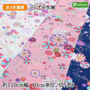 和柄 リップル こまちシリーズ 花遊び水玉流水文...の商品画像