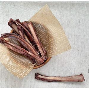 【愛犬用】お得な100g 鹿肉付きアバラ骨 無添加・手づくり 兵庫県但馬産本州鹿