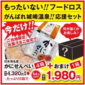 日本海名産カニせんべい４箱＋おまけ１箱 計５箱！