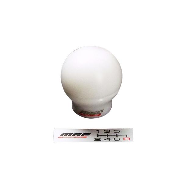 スイフトスポーツ ZC32S  MSEシフトノブ 球タイプ 白 M12xP1.25 モンスタースポー...