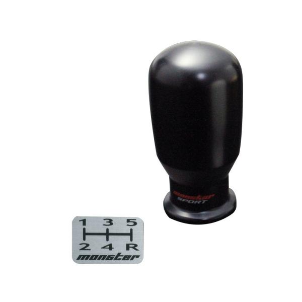 シフトノブ Bタイプ スティック型 黒 ネジ式 M10xP1.5 *ホンダ等 モンスタースポーツ 小...