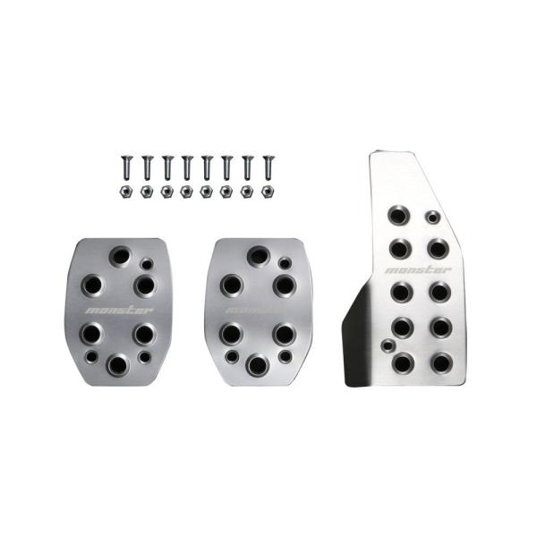 スイフトスポーツ ZC33S/MT車 スポーツドライビングペダルカバー クリヤアルマイト モンスター...