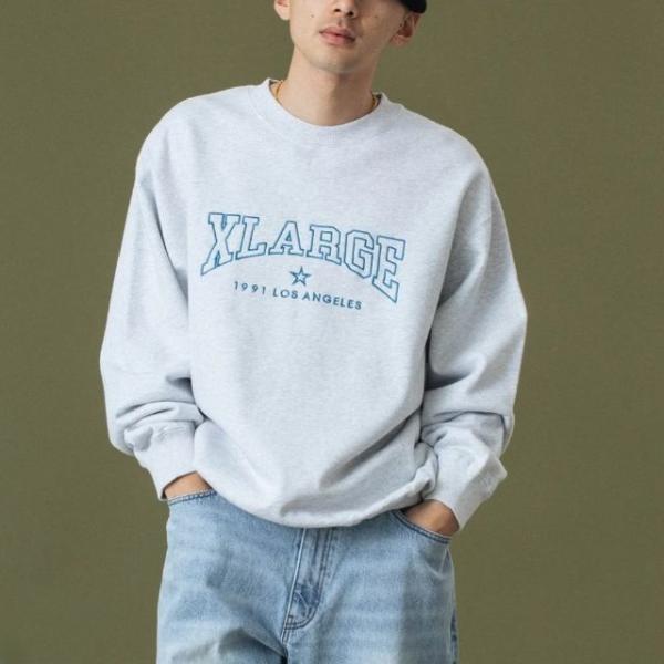 XLARGE エクストララージ トレーナー スウェットトップス BRIDGE LOGO CREWNE...