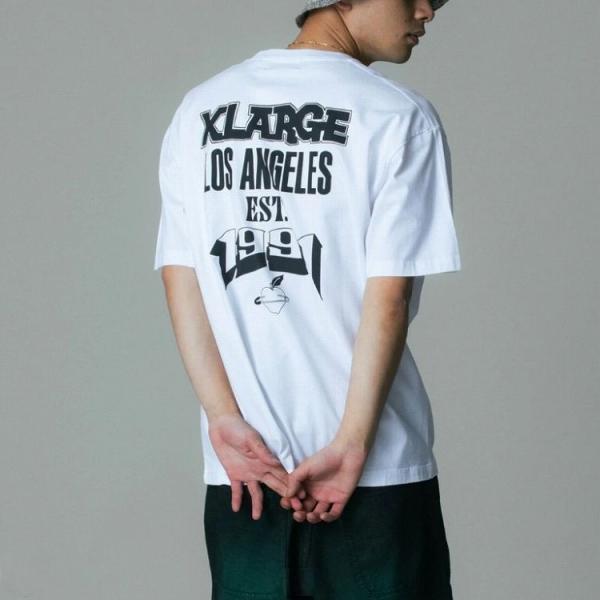 エクストララージ Tシャツ メンズ XLARGE EST.1991 S/S TEE 半袖 バックプリ...