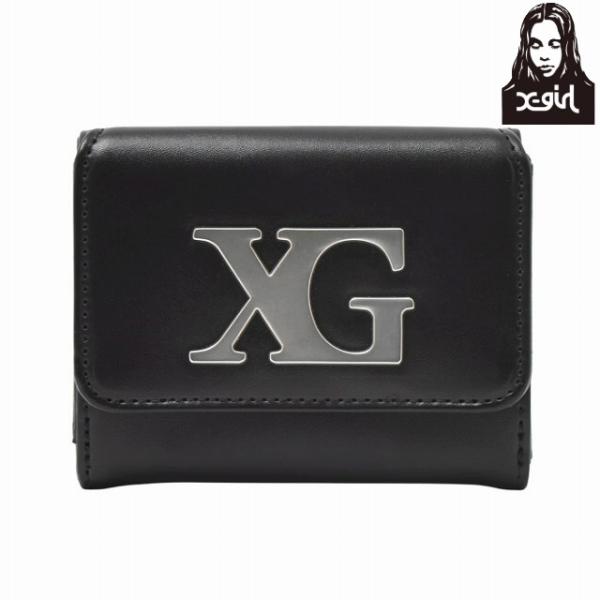 X-girl エックスガール 財布 レディース XG EMBLEM CLASP MINI WALLE...