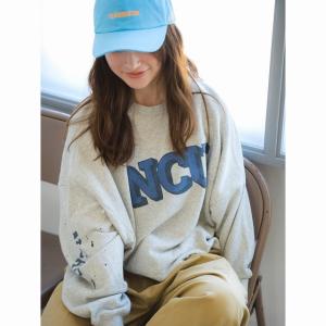 今季⭐︎Ungrid⭐︎ルーズシルエットロゴスウェット⭐︎ライトグレー Ungrid アングリッド ルーズシルエットロゴスウェット