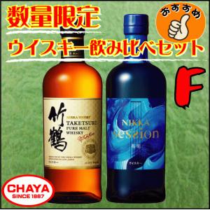 数量限定】ウイスキー飲み比べセット【F】 竹鶴PURE MALT × ニッカ