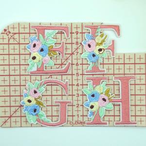 アイロンワッペン 刺繍 アップリケ イニシャル...の詳細画像2