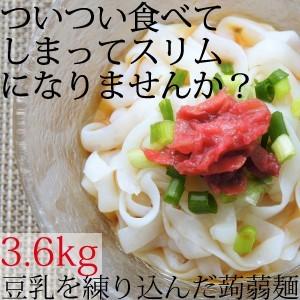 メガ盛り3.6kg 豆乳こんにゃく麺180ｇ×20袋