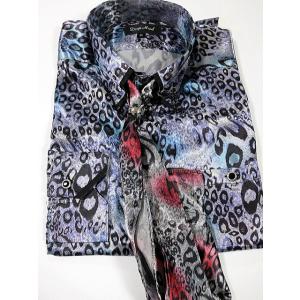 ドレスシャツ 襟ラインストーン オープンカラー : takafuku1915 - 通販