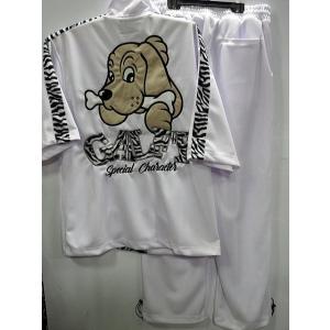 GALFY ヒョウ柄切替半袖ジャージ上下セット アングリーガルフィ【代引