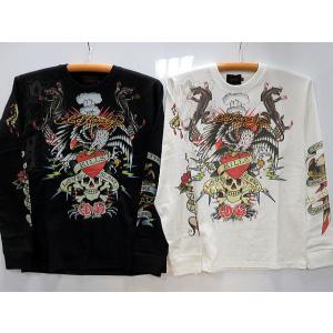 Ed Hardy（エド・ハーディー） Tシャツ 長袖Tシャツ アメカジ タトゥー
