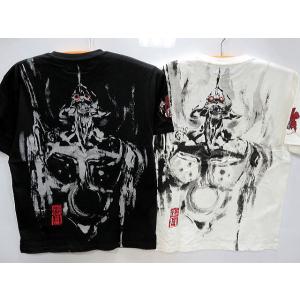 エヴァンゲリヲンX錦コラボ 半袖Tシャツ 初号機VS赤龍 刺繍 EVA