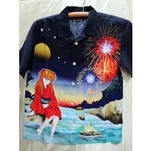 EVANGELION X LOW BLOW KNUCKLE 綾波ミリタリーシャツ