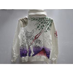 錦 nishiki × EVANGELION 華小紋 綾波レイ 和柄 長袖 パーカー