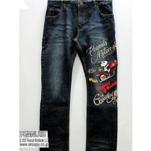 Flag Staff × SNOOPY デニムパンツ フラッグスタッフ スヌーピー